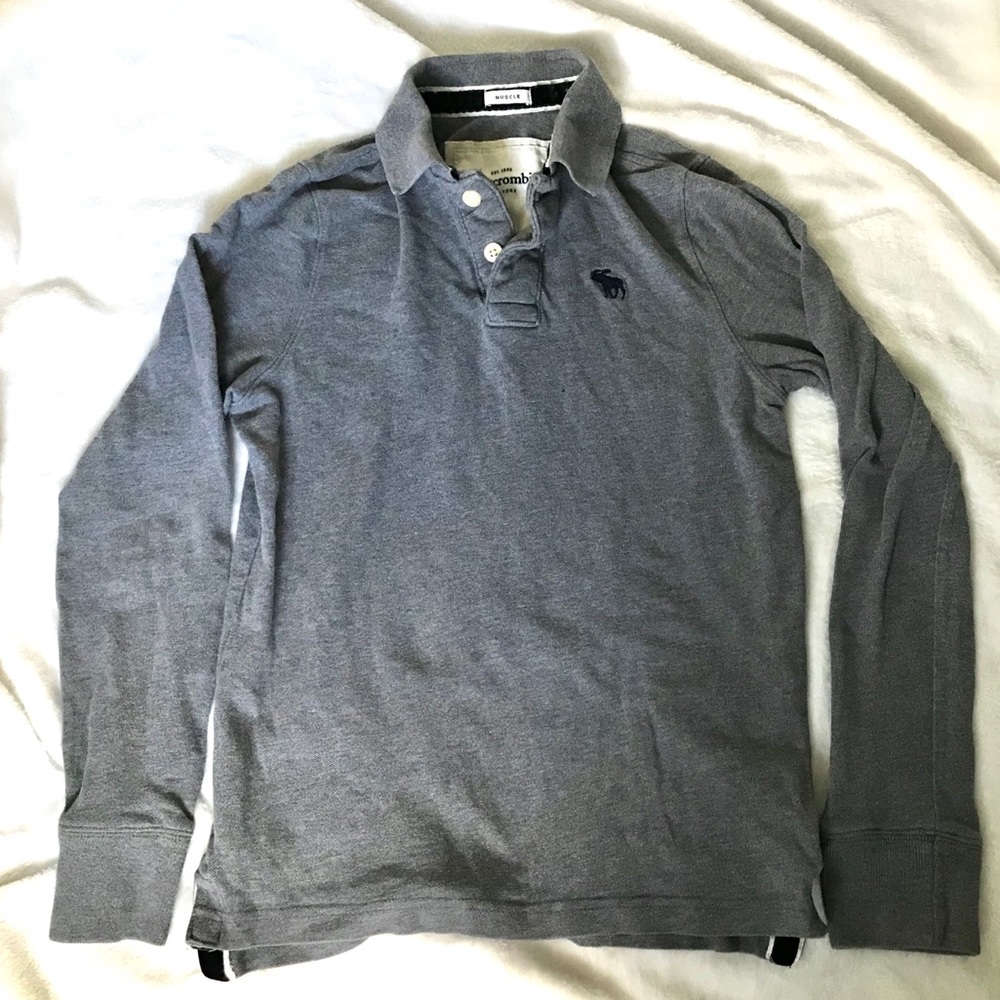 Abercrombie Kids boy's long sleeve collared shirt